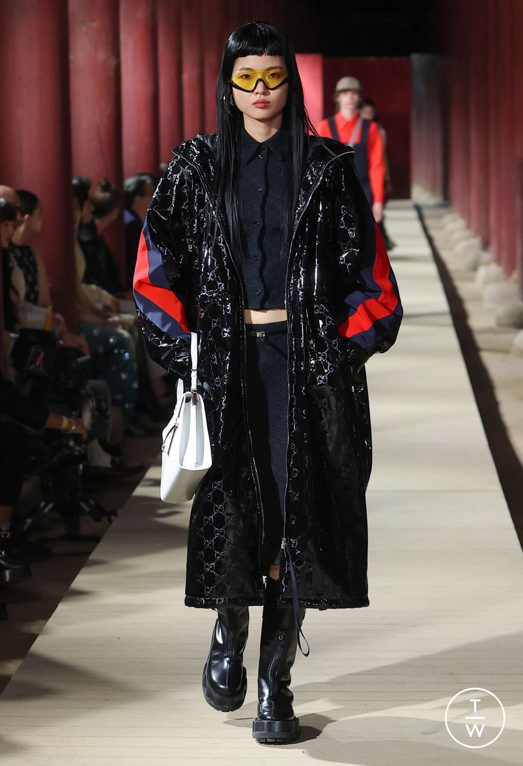 Fashion Week Milan Resort 2024 look 14 de la collection Gucci womenswear