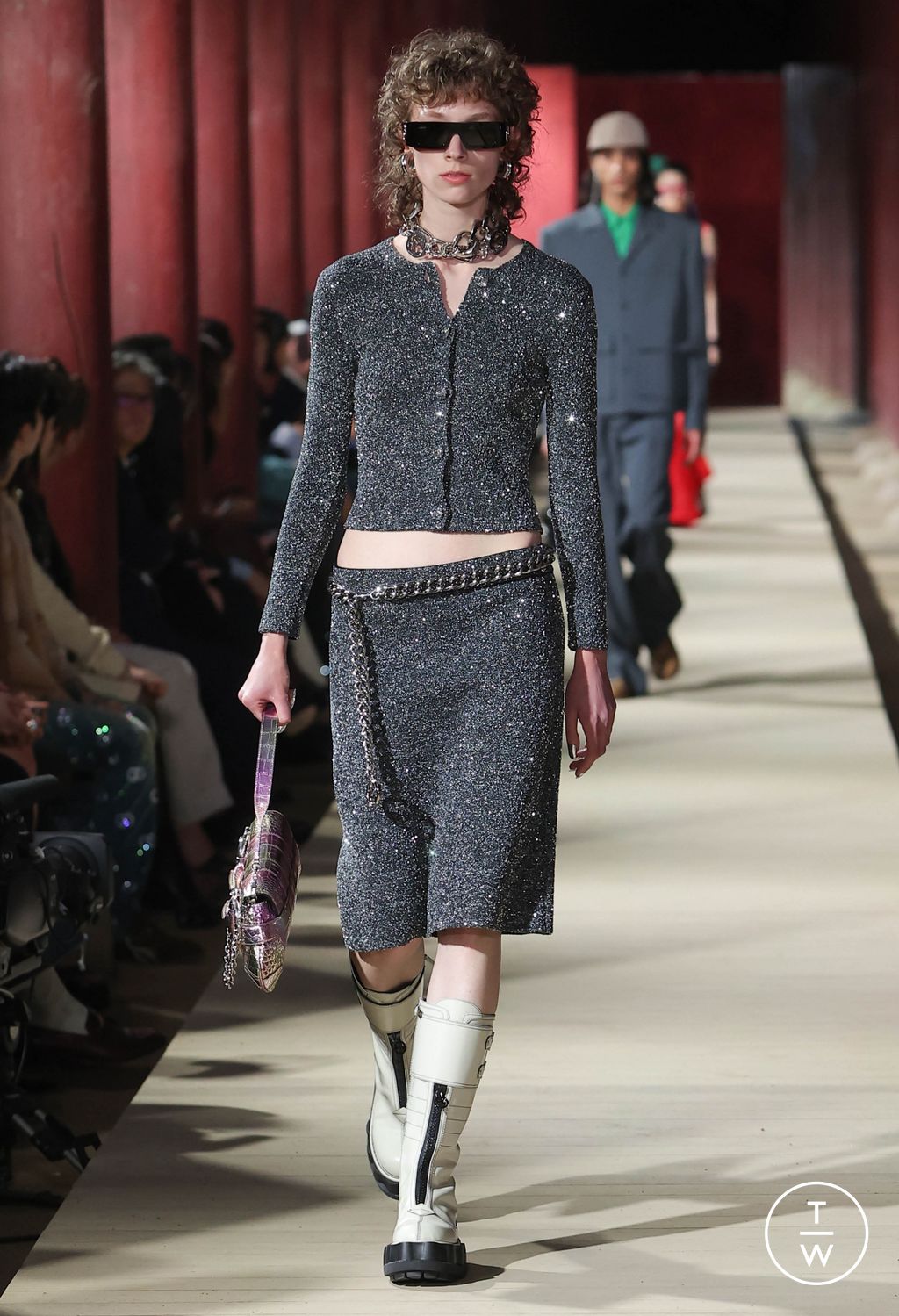 Fashion Week Milan Resort 2024 look 30 de la collection Gucci womenswear