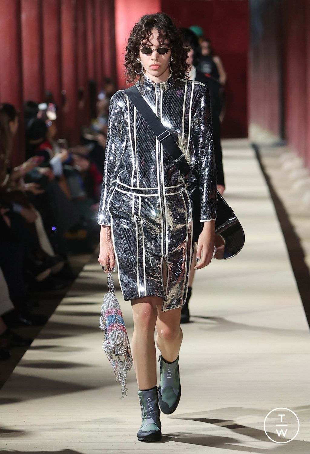Fashion Week Milan Resort 2024 look 38 from the Gucci collection 女装