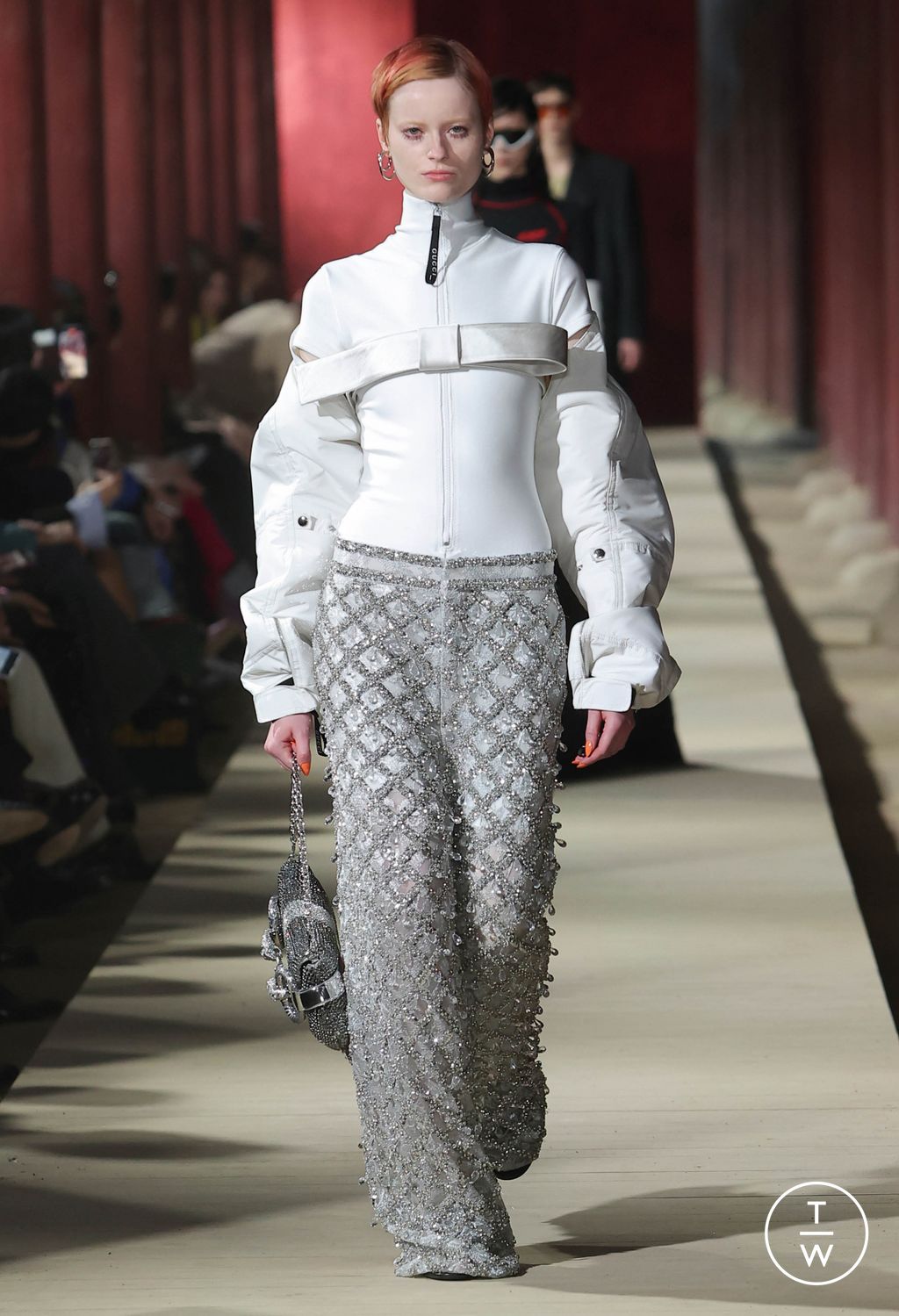 Fashion Week Milan Resort 2024 look 58 de la collection Gucci womenswear