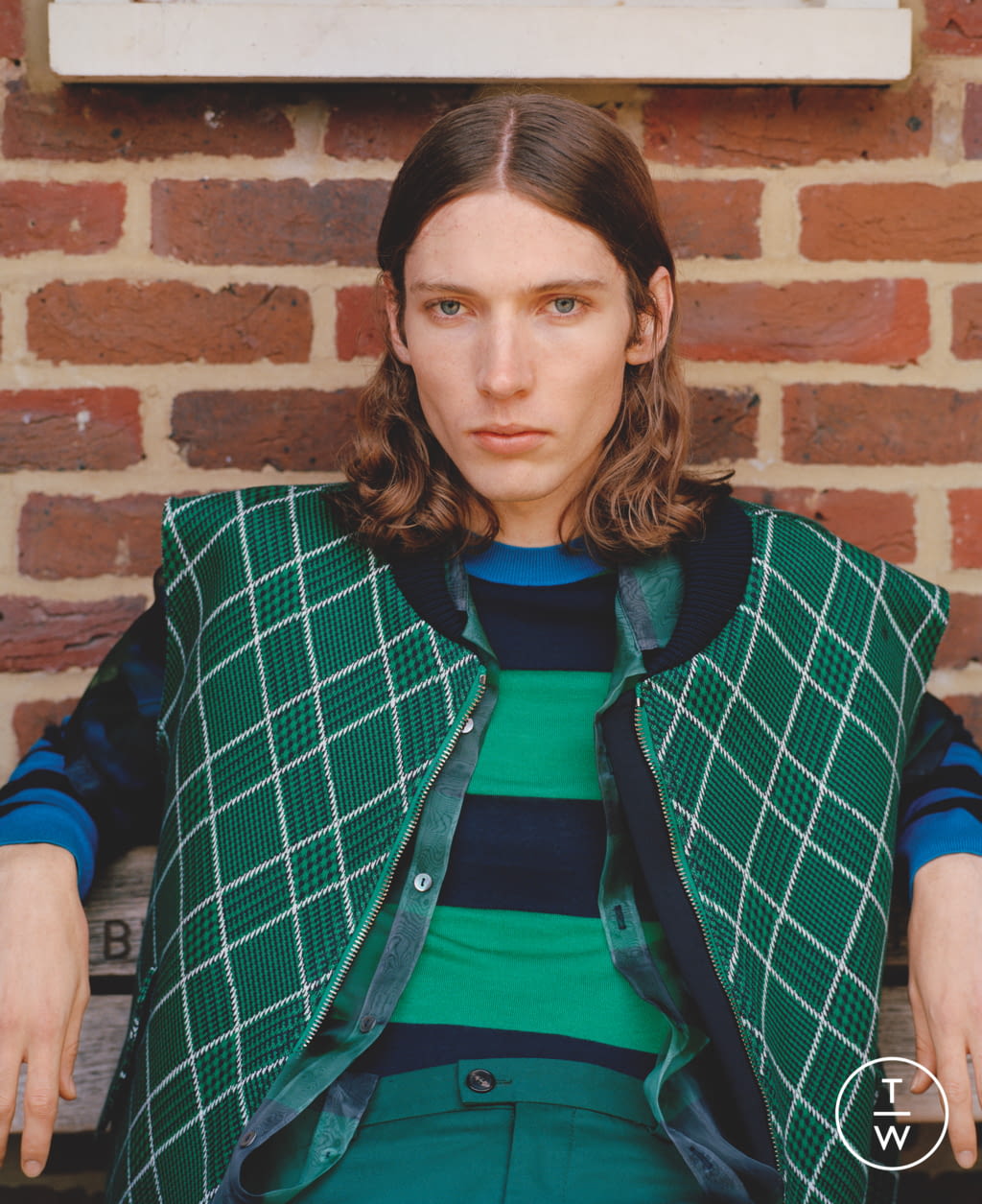 Fashion Week London Spring/Summer 2020 look 6 from the Pringle of Scotland collection menswear