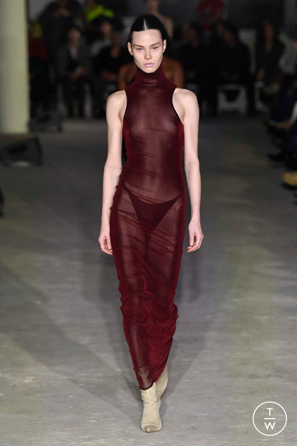 Fashion Week New York Fall/Winter 2023 look 35 from the Priscavera collection 女装