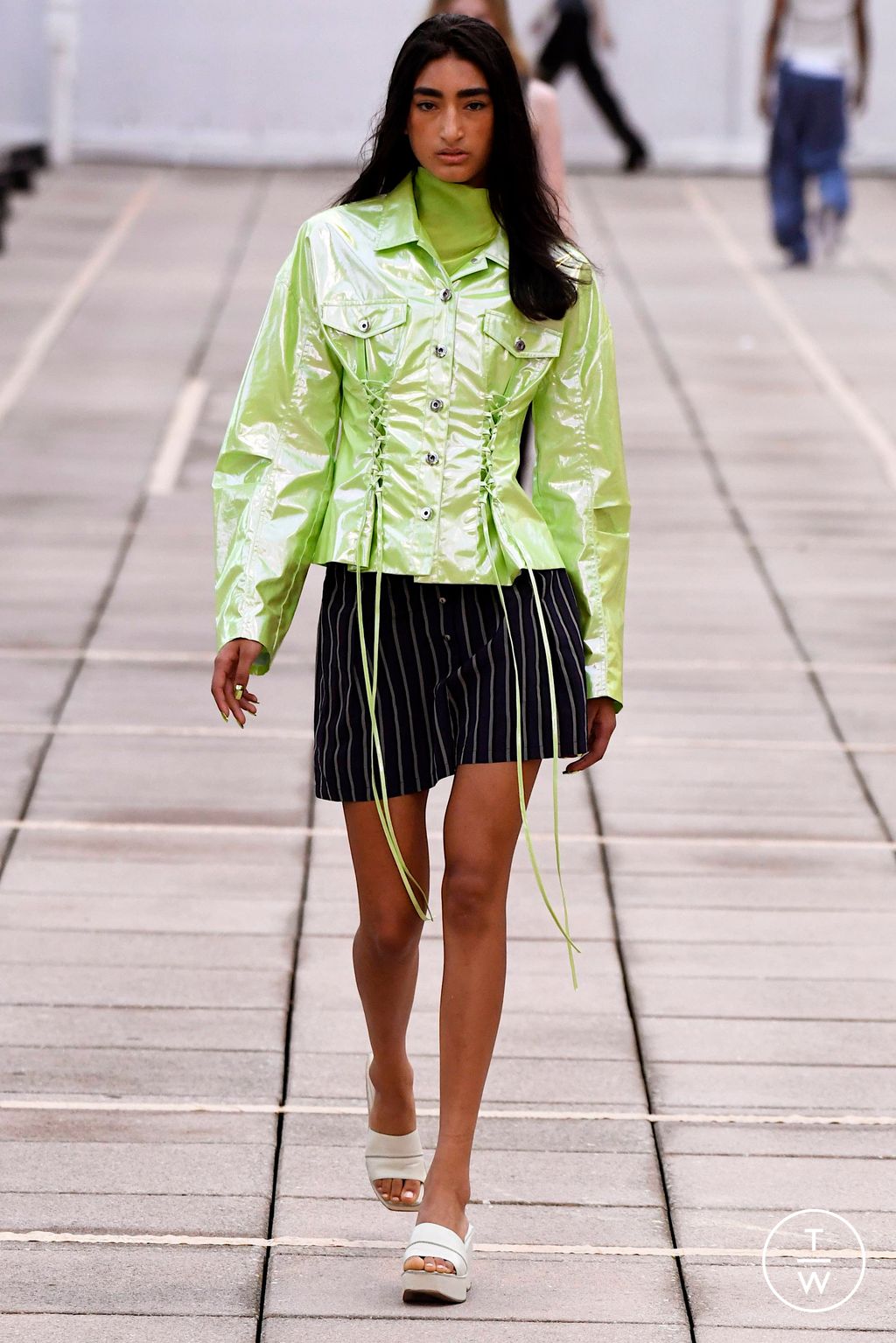 Fashion Week New York Spring/Summer 2024 look 12 from the Priscavera collection 女装