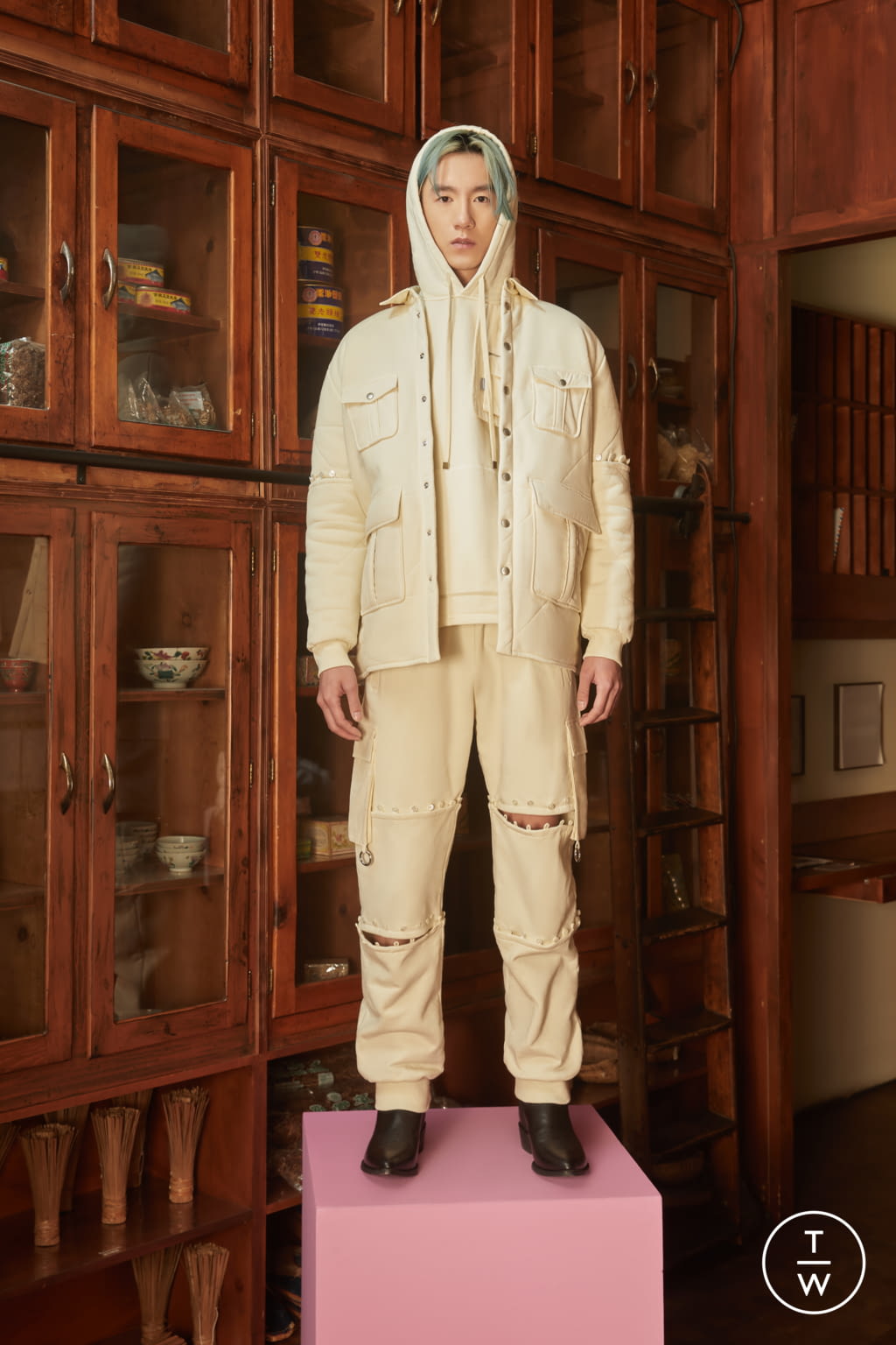 Fashion Week New York Fall/Winter 2021 look 11 from the Private Policy collection 女装