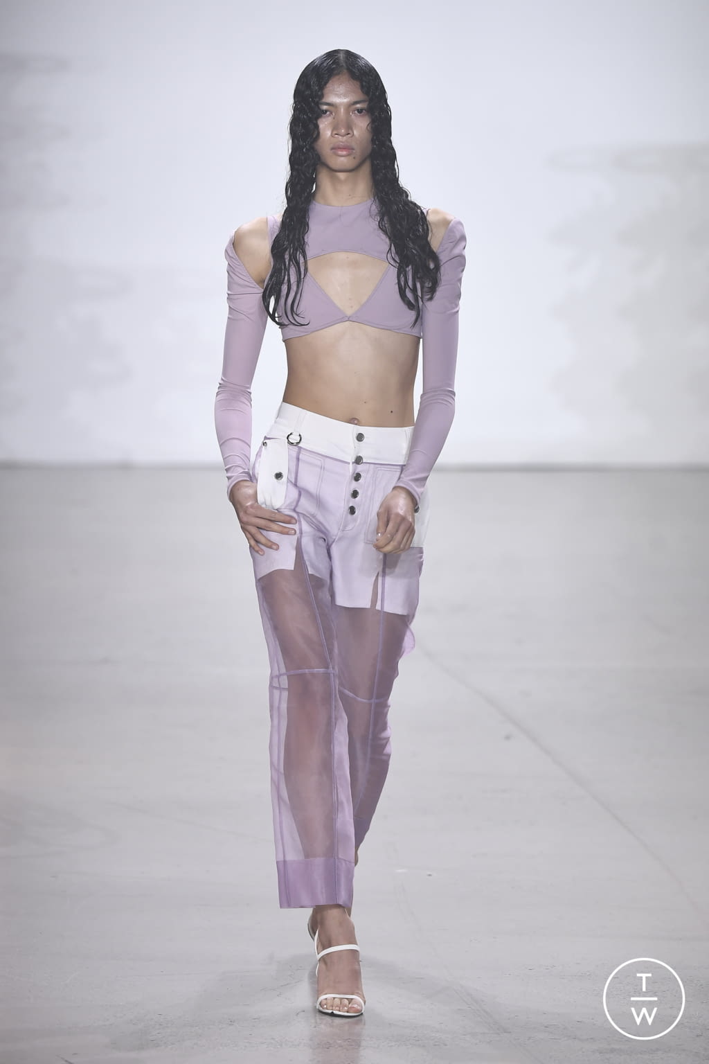 Fashion Week New York Spring/Summer 2022 look 1 from the Private Policy collection womenswear