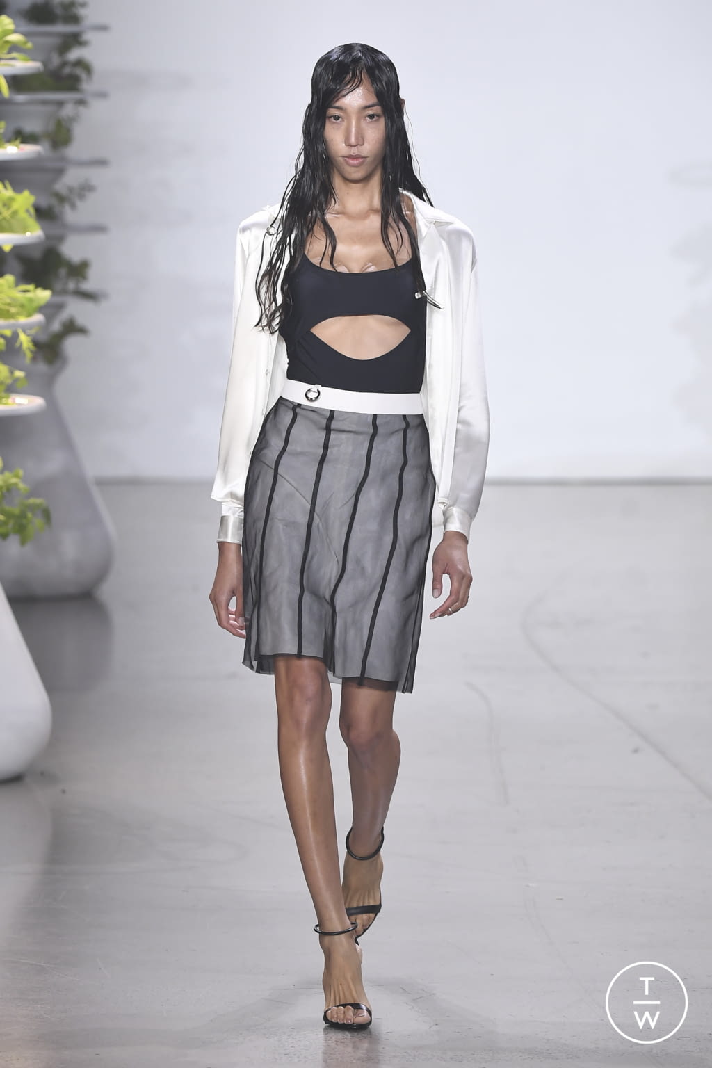 Fashion Week New York Spring/Summer 2022 look 12 from the Private Policy collection 女装