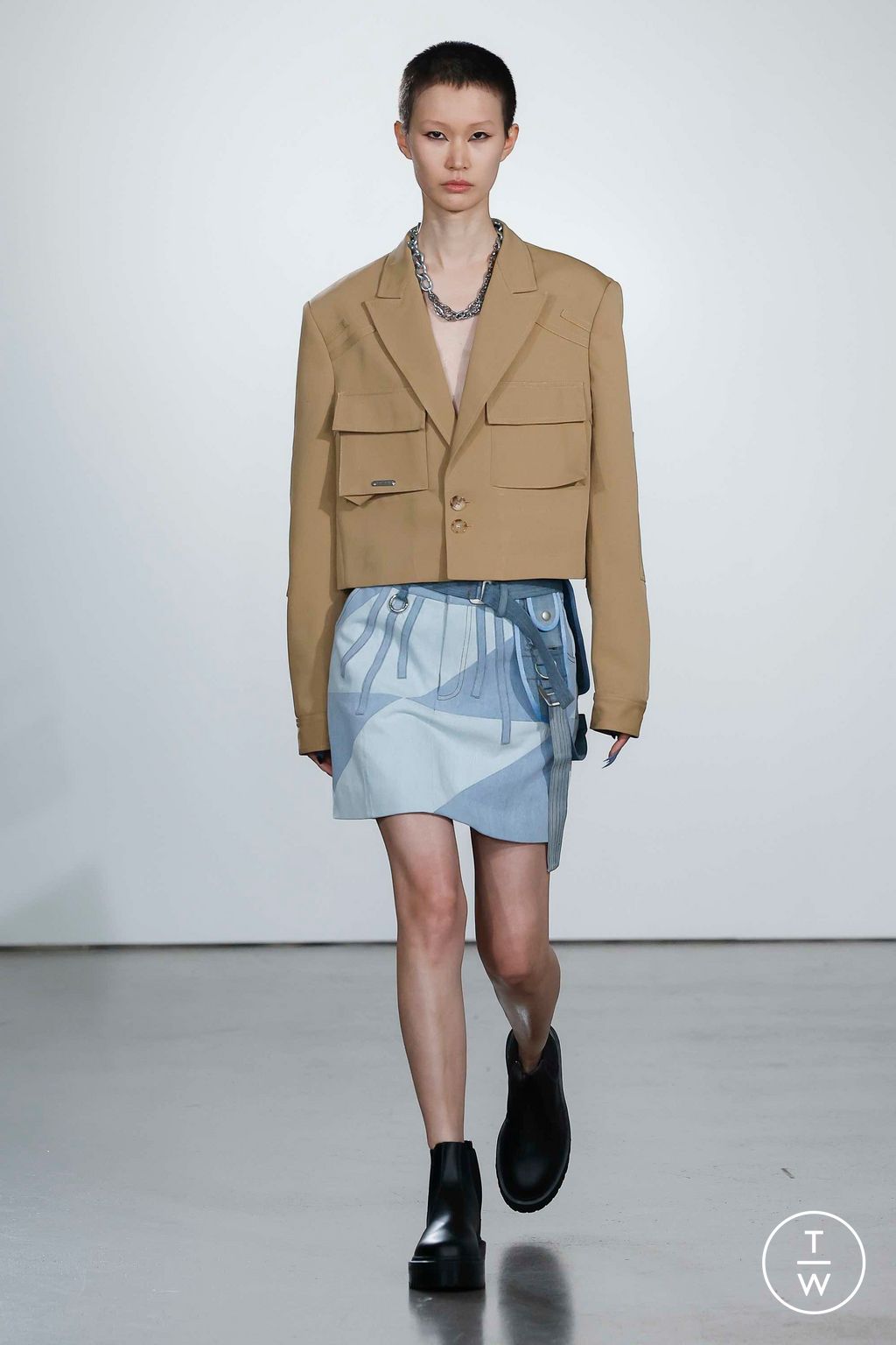 Fashion Week New York Fall/Winter 2023 look 13 from the Private Policy collection womenswear
