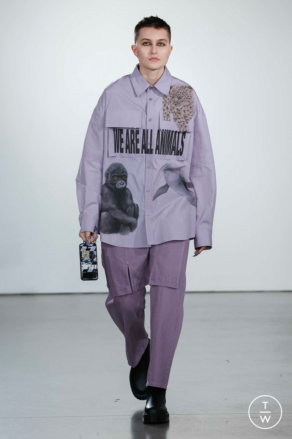 Fashion Week New York Fall/Winter 2023 look 23 from the Private Policy collection 女装
