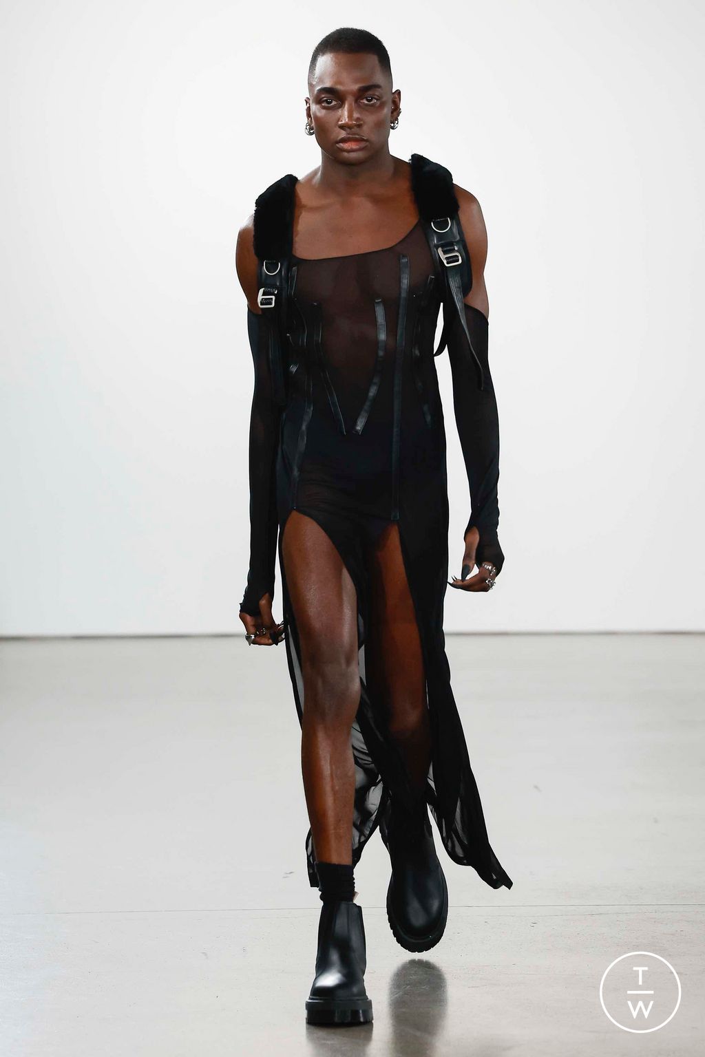 Fashion Week New York Fall/Winter 2023 look 59 from the Private Policy collection womenswear