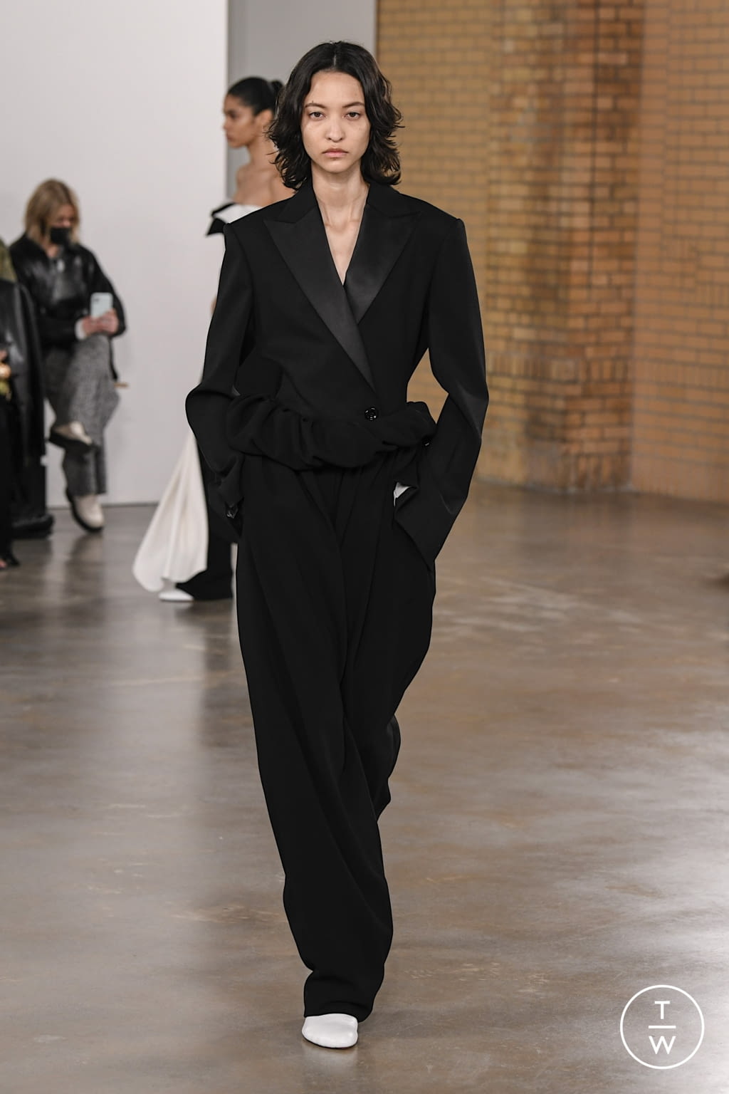 Fashion Week New York Fall/Winter 2022 look 35 from the Proenza Schouler collection 女装