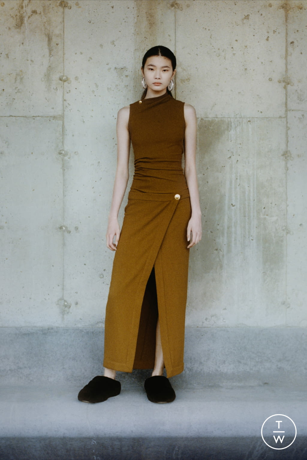 Fashion Week New York Fall/Winter 2021 look 16 from the Proenza Schouler collection 女装