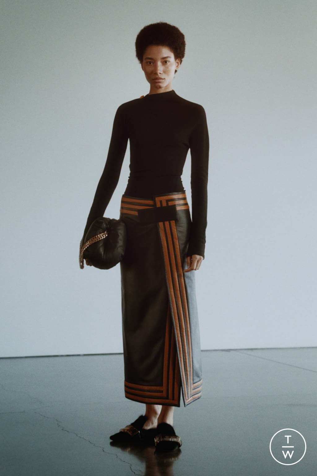 Fashion Week New York Fall/Winter 2021 look 17 from the Proenza Schouler collection 女装