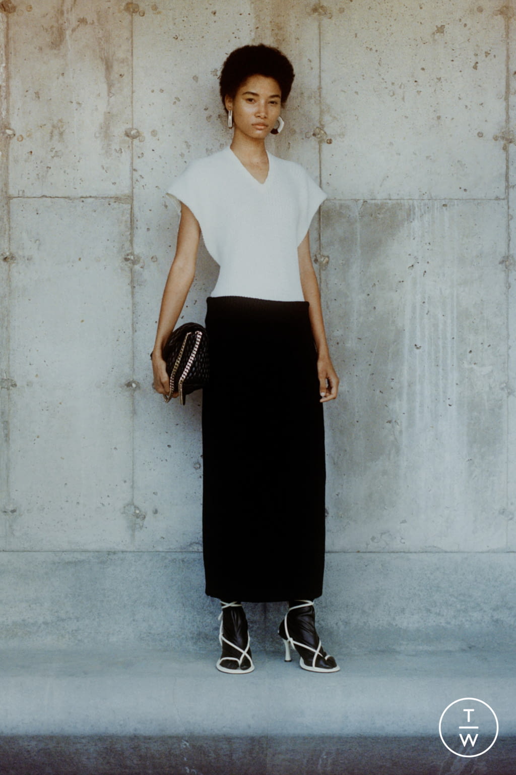 Fashion Week New York Fall/Winter 2021 look 9 from the Proenza Schouler collection womenswear