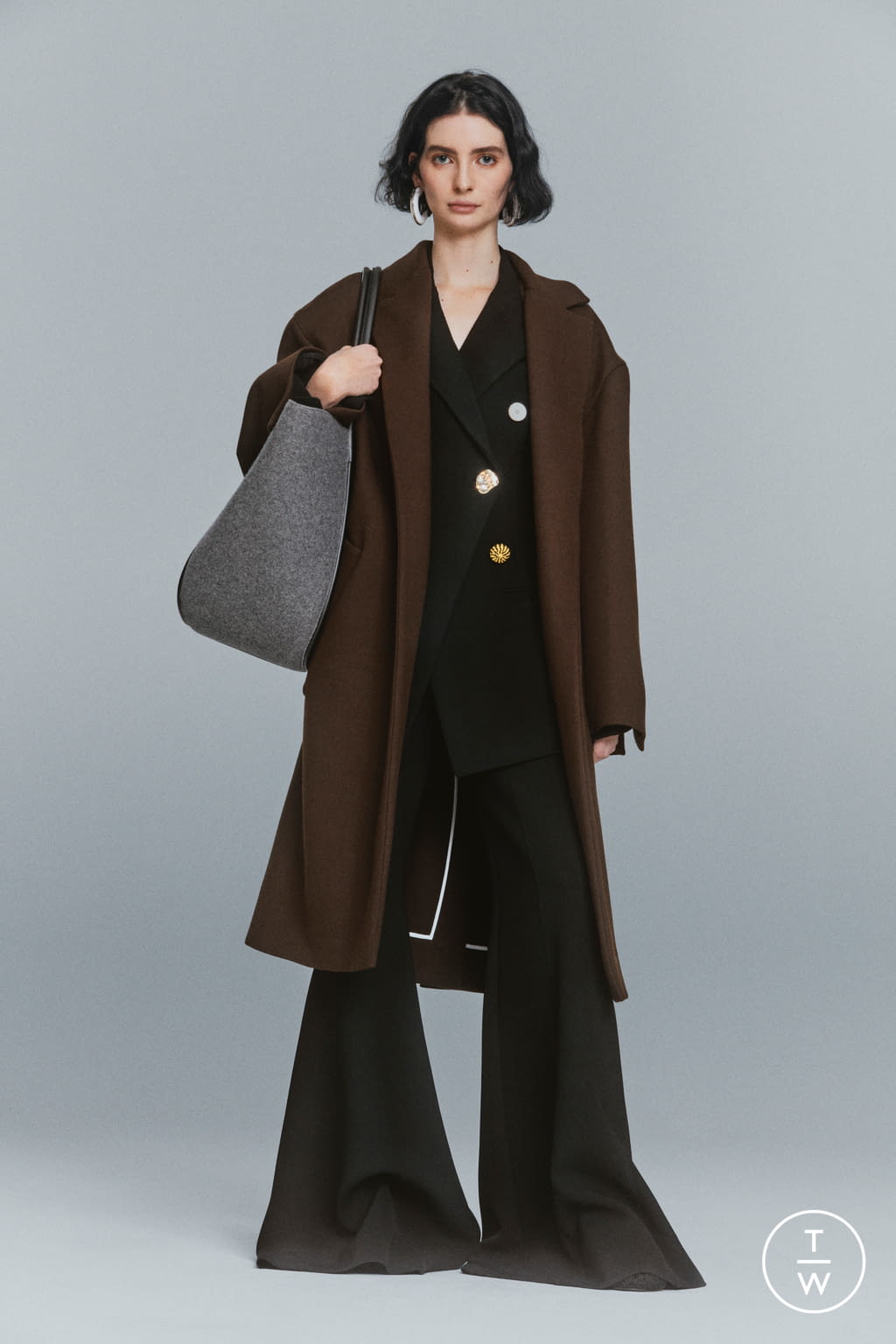 Fashion Week New York Pre-Fall 2021 look 1 from the Proenza Schouler collection womenswear