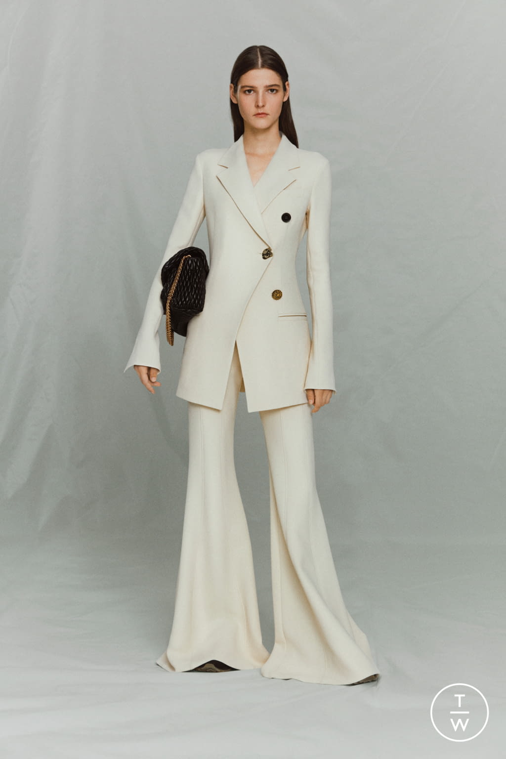 Fashion Week New York Pre-Fall 2021 look 3 from the Proenza Schouler collection womenswear