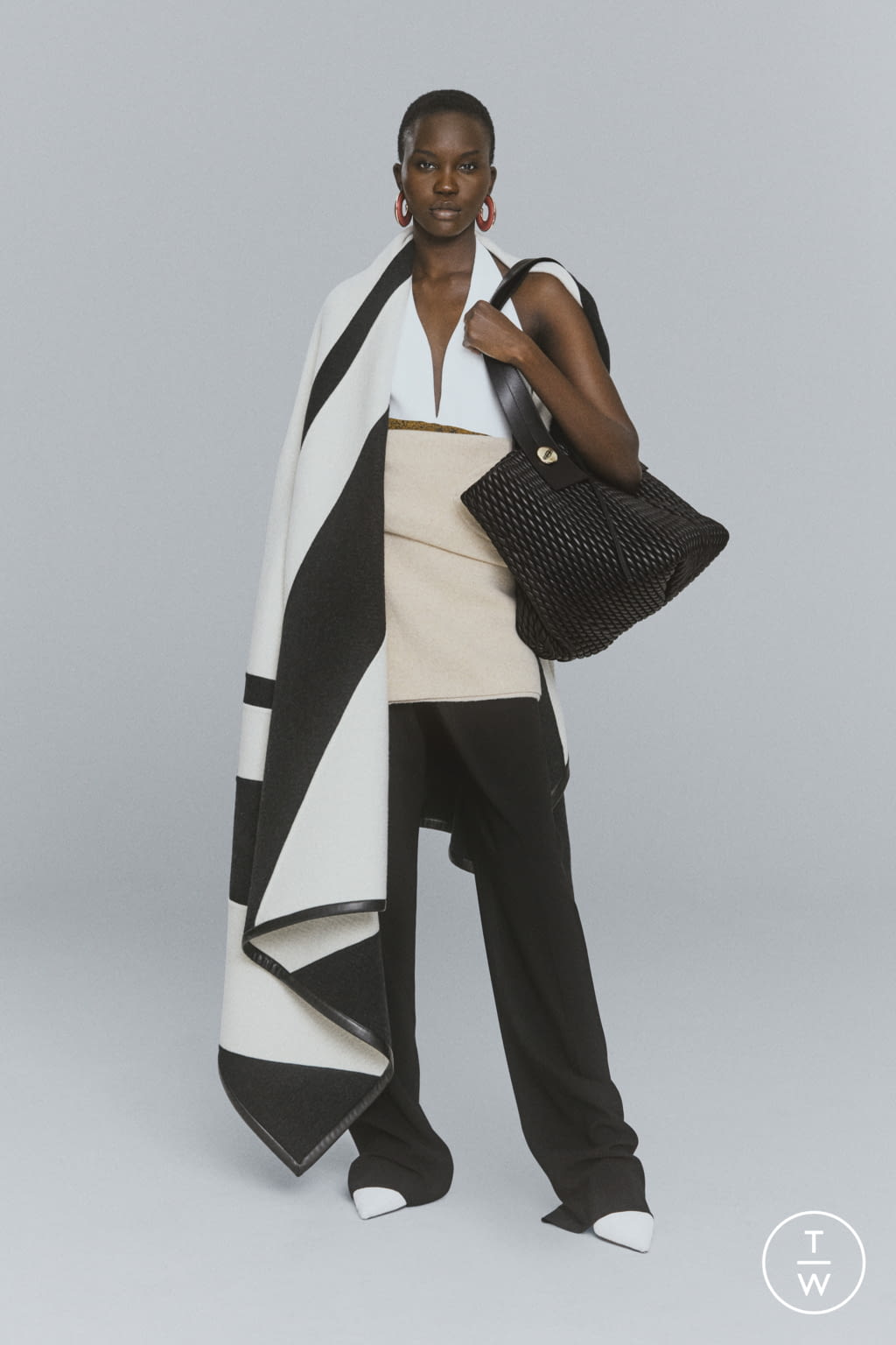 Fashion Week New York Pre-Fall 2021 look 6 from the Proenza Schouler collection womenswear