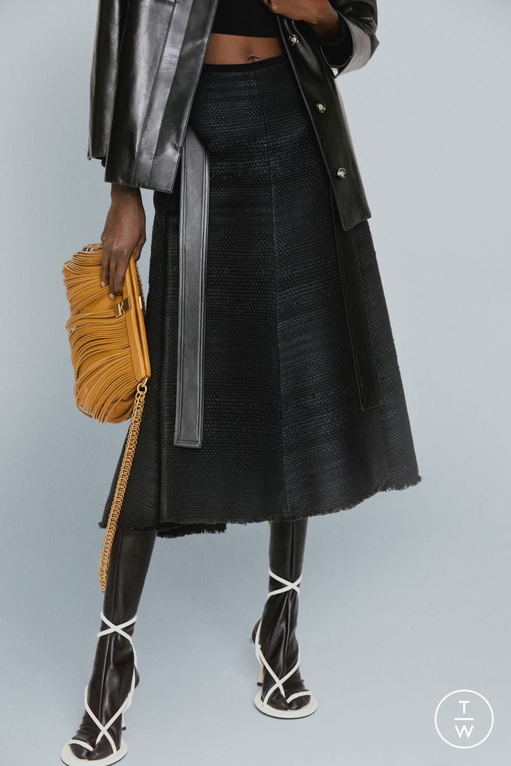 Fashion Week New York Pre-Fall 2021 look 9 from the Proenza Schouler collection womenswear