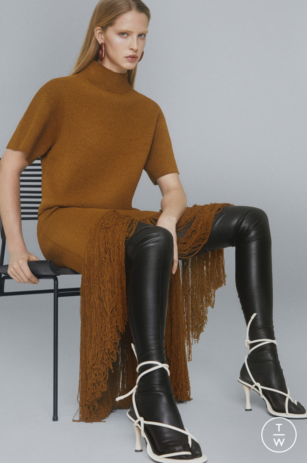 Fashion Week New York Pre-Fall 2021 look 11 from the Proenza Schouler collection 女装