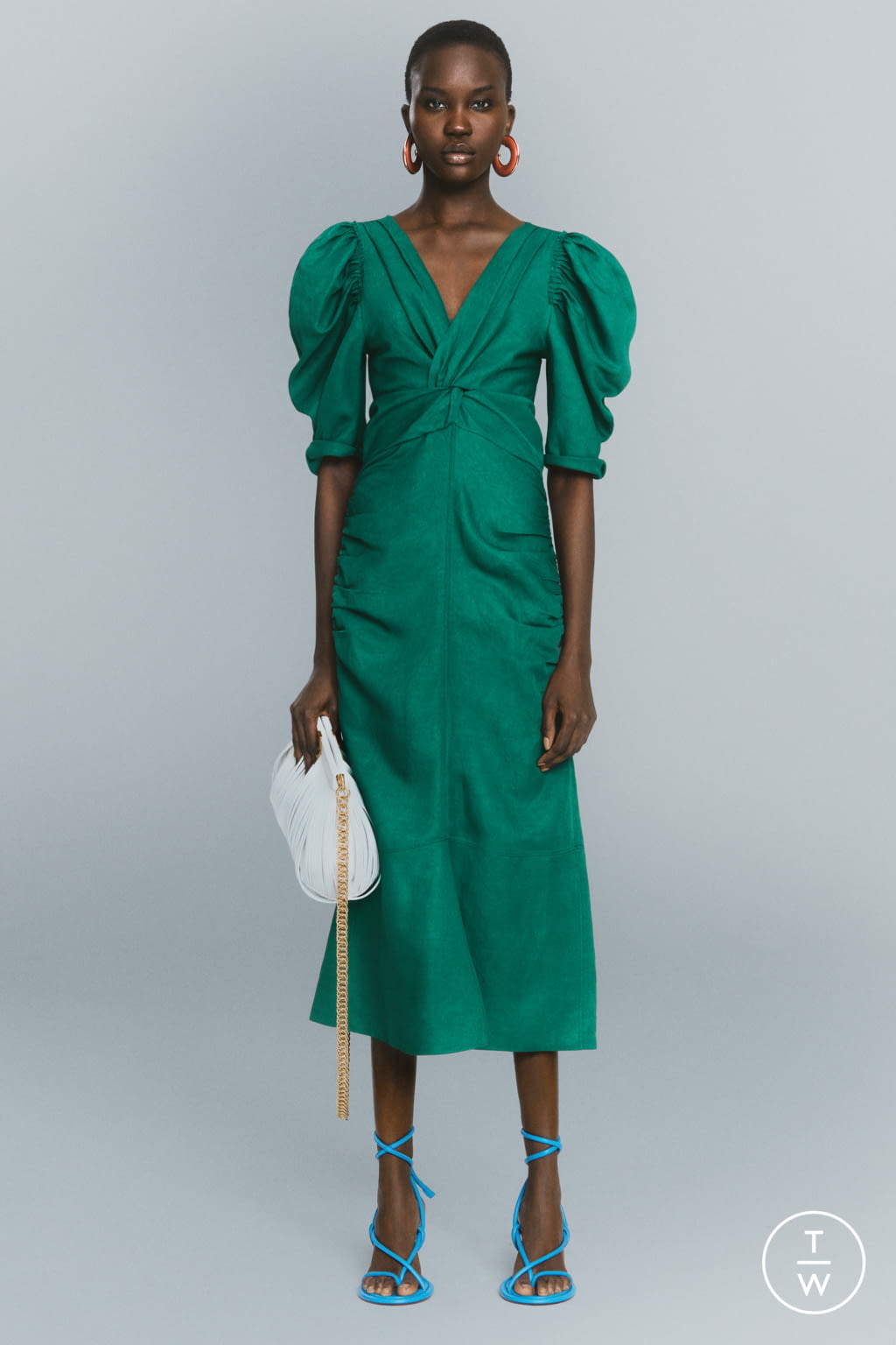 Fashion Week New York Pre-Fall 2021 look 20 from the Proenza Schouler collection womenswear