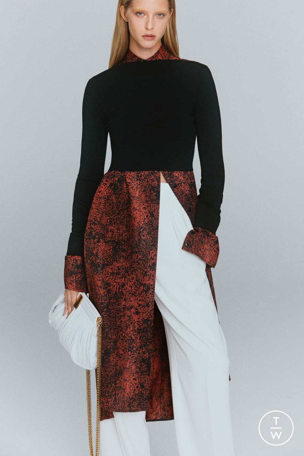 Fashion Week New York Pre-Fall 2021 look 24 from the Proenza Schouler collection 女装