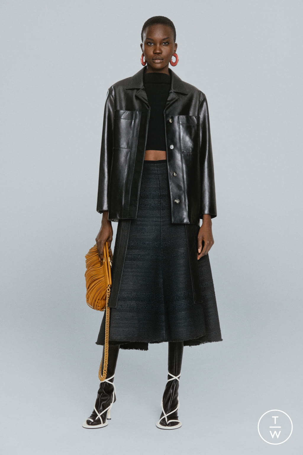 Fashion Week New York Pre-Fall 2021 look 28 from the Proenza Schouler collection womenswear