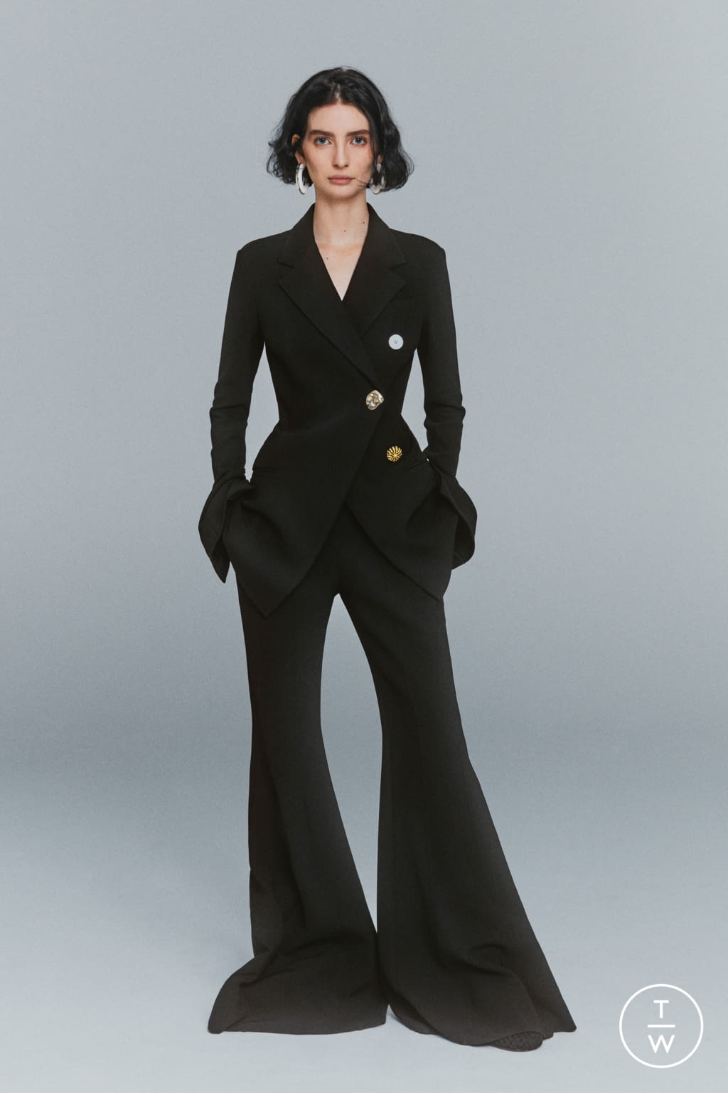Fashion Week New York Pre-Fall 2021 look 38 from the Proenza Schouler collection womenswear