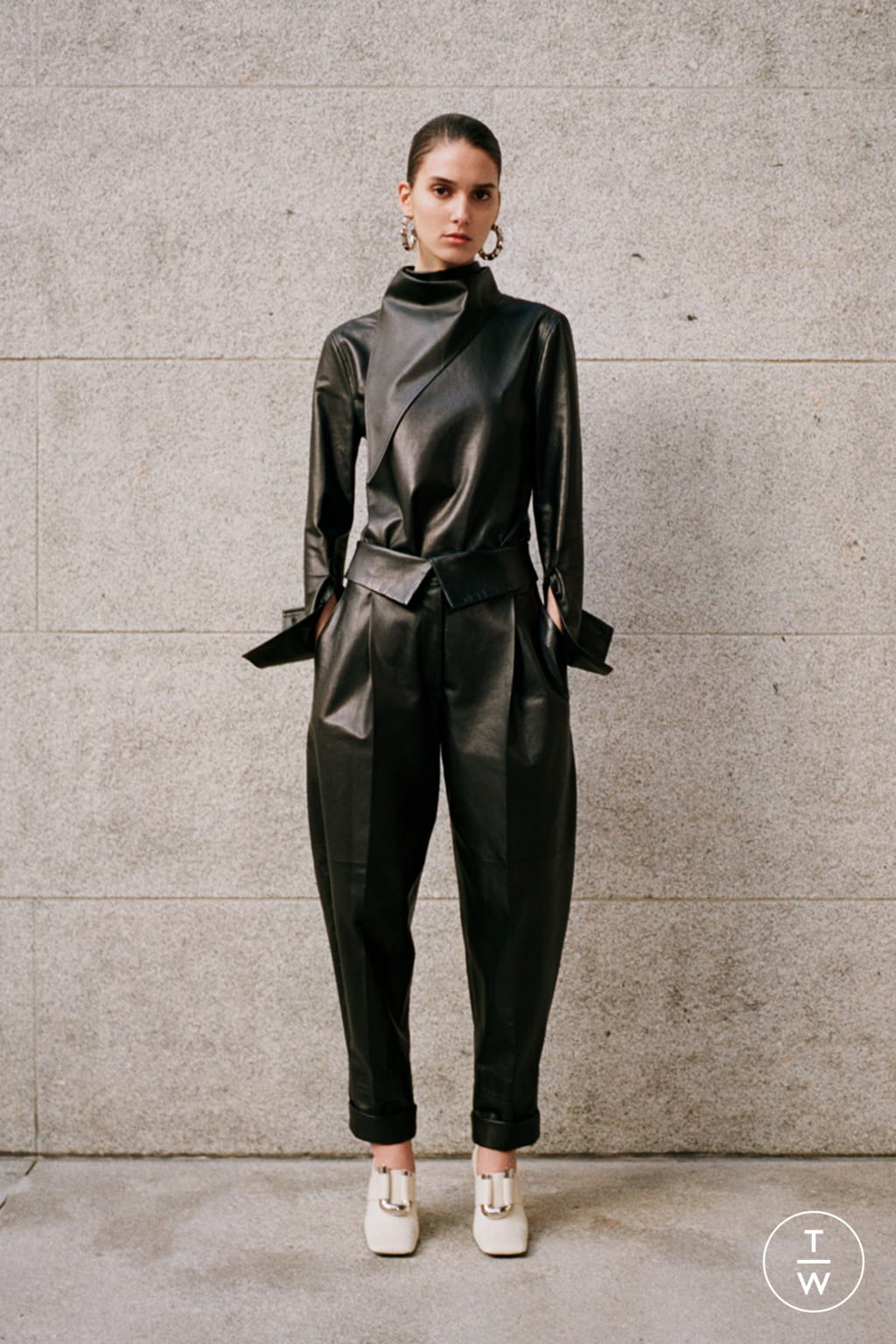 Fashion Week New York Pre-Fall 2020 look 4 from the Proenza Schouler collection womenswear