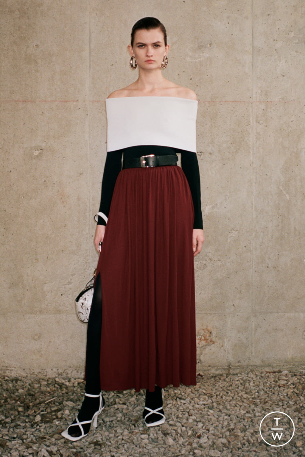 Fashion Week New York Pre-Fall 2020 look 7 from the Proenza Schouler collection 女装