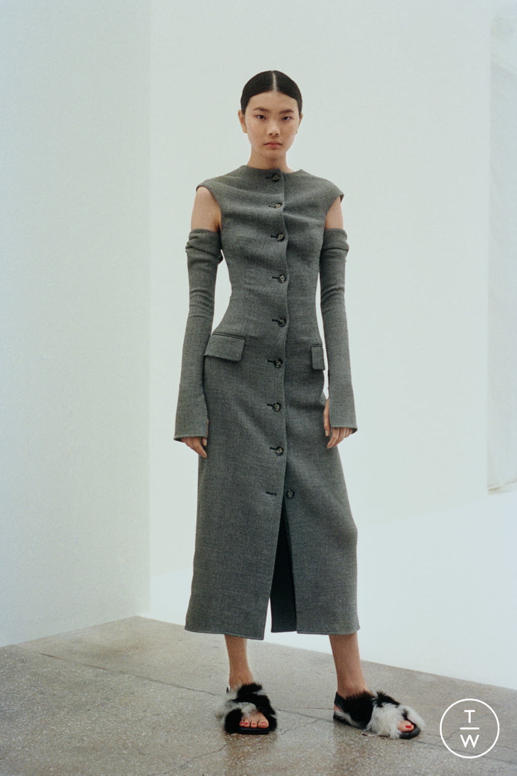Fashion Week New York Resort 2022 look 5 de la collection Proenza Schouler womenswear