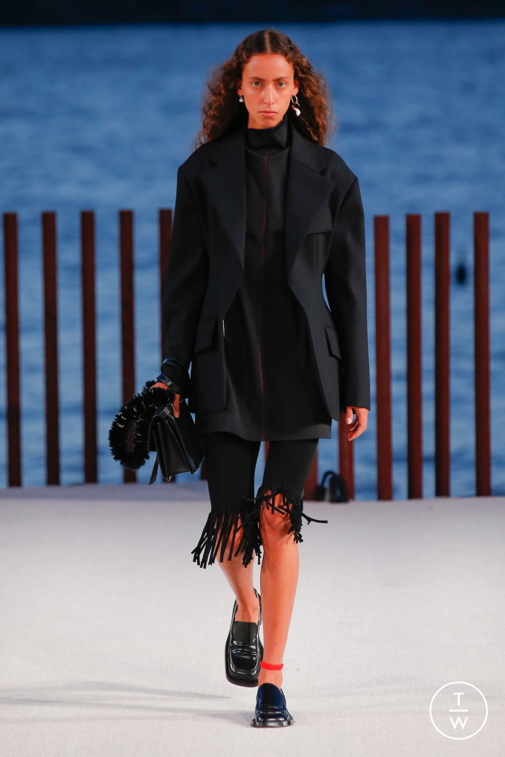 Fashion Week New York Spring/Summer 2022 look 1 from the Proenza Schouler collection womenswear