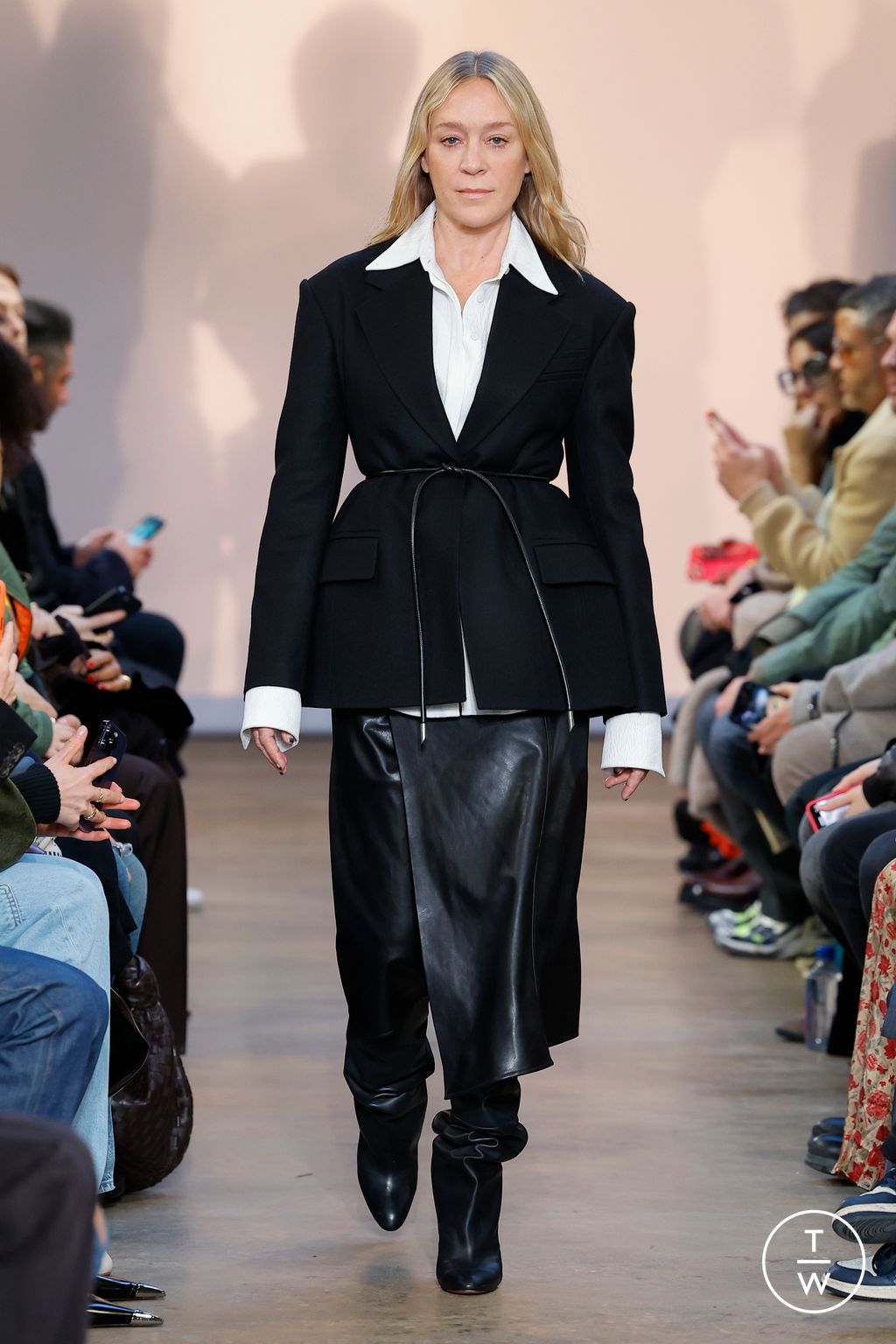 Fashion Week New York Fall/Winter 2023 look 1 from the Proenza Schouler collection womenswear