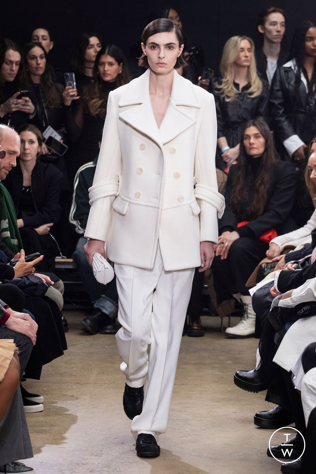 Fashion Week New York Fall/Winter 2024 look 13 from the Proenza Schouler collection womenswear