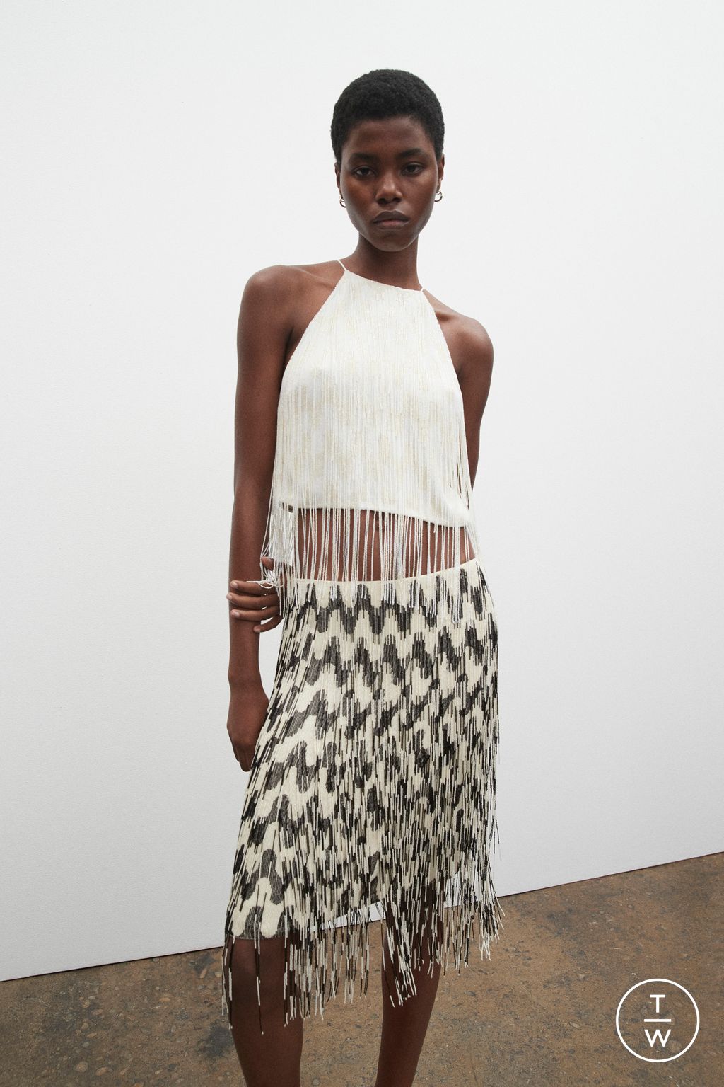 Fashion Week New York Pre-Fall 2023 look 13 from the Proenza Schouler collection 女装