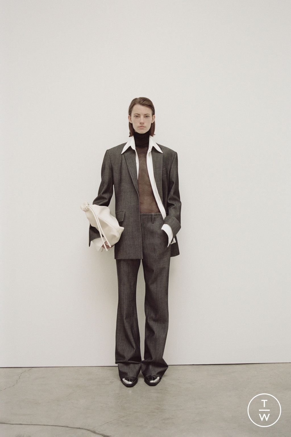 Fashion Week New York Resort 2024 look 1 from the Proenza Schouler collection womenswear