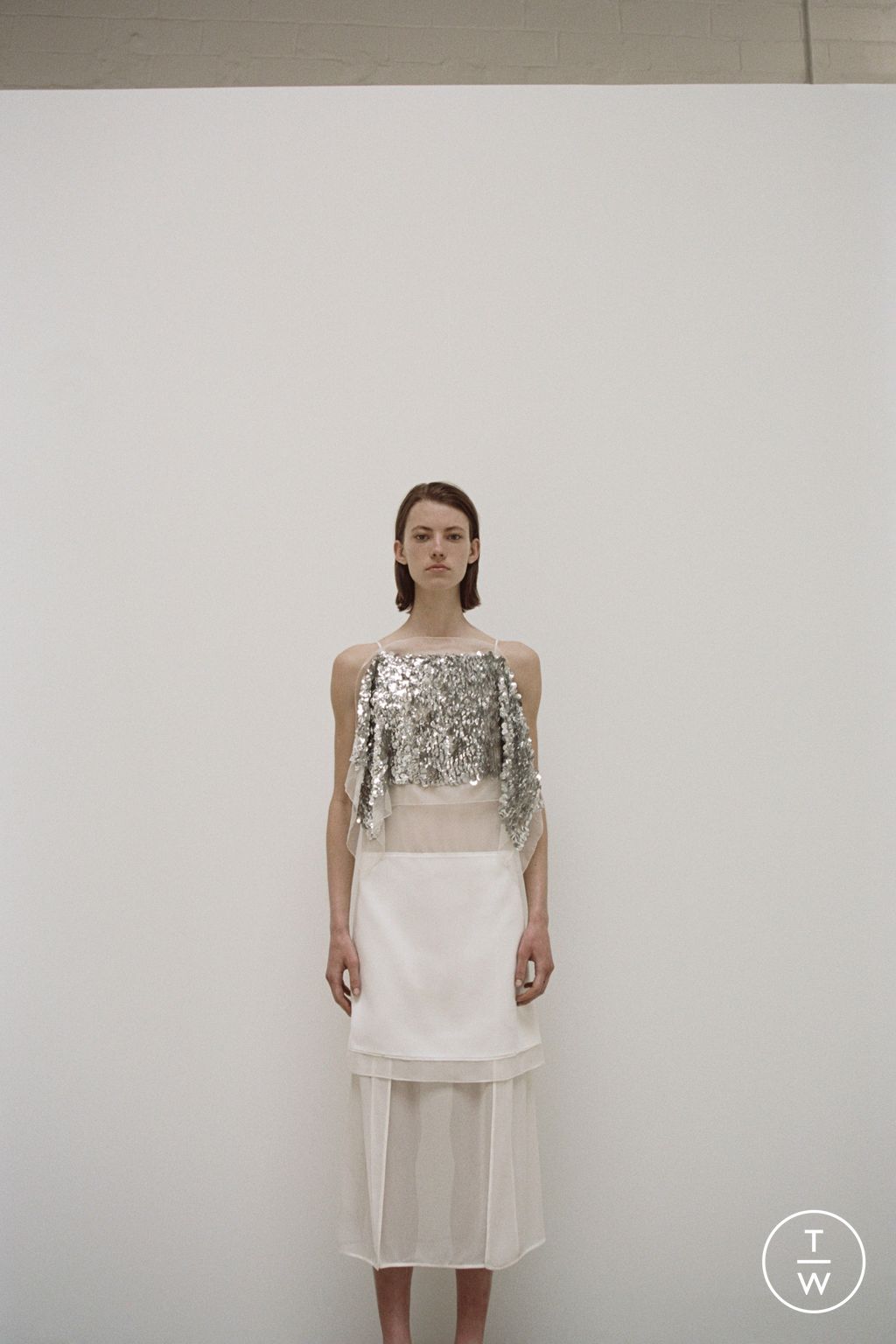 Fashion Week New York Resort 2024 look 12 de la collection Proenza Schouler womenswear