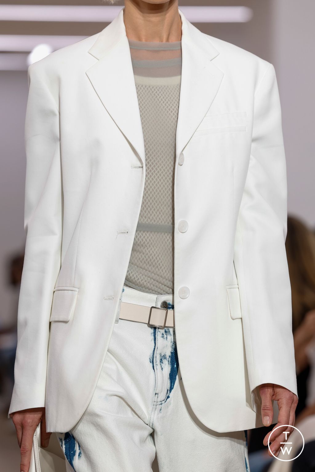 Fashion Week New York Spring/Summer 2024 look 30 from the Proenza Schouler collection 女装配饰