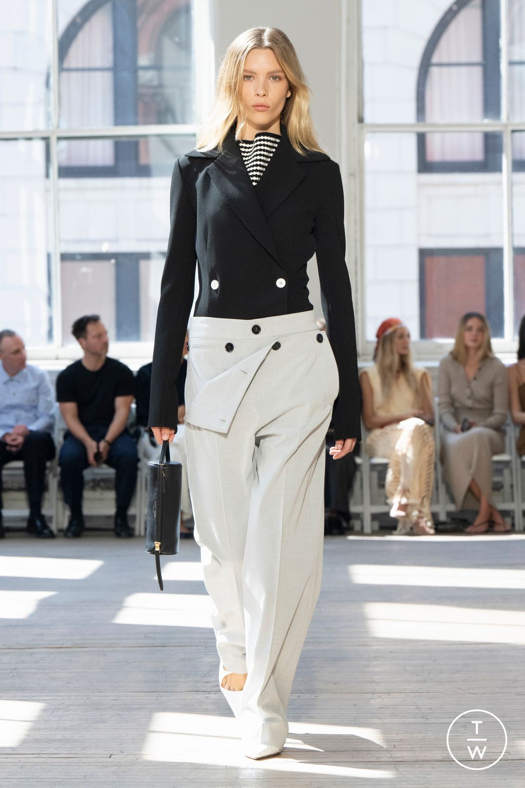 Fashion Week New York Spring/Summer 2025 look 3 from the Proenza Schouler collection womenswear