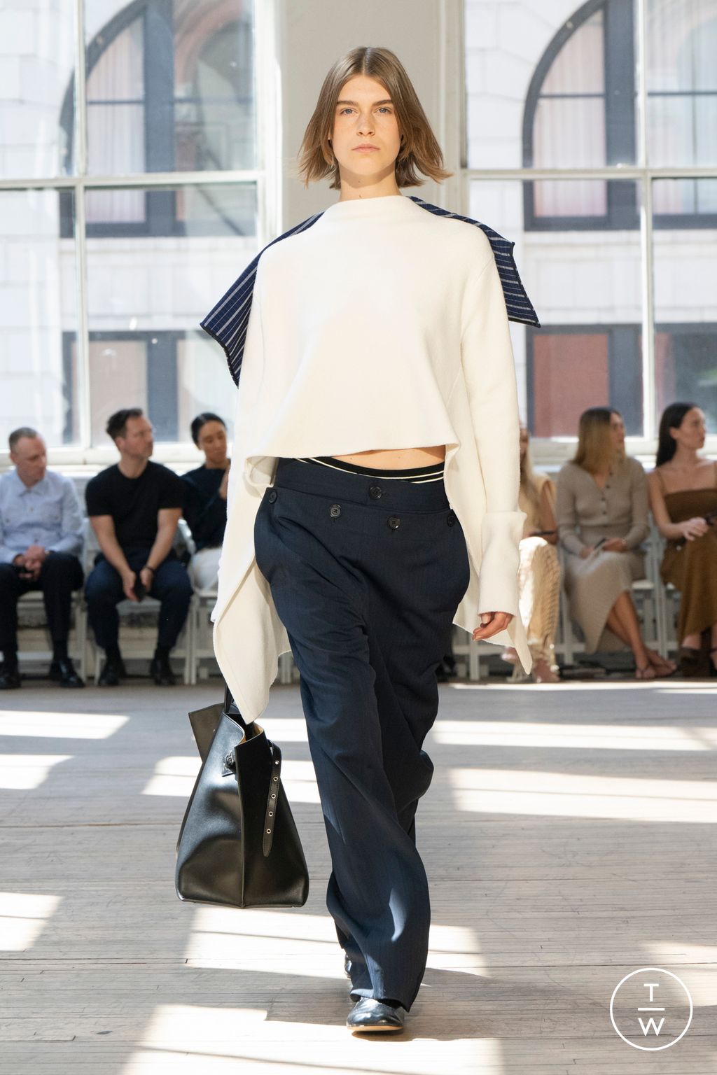 Fashion Week New York Spring-Summer 2025 look 21 from the Proenza Schouler collection womenswear