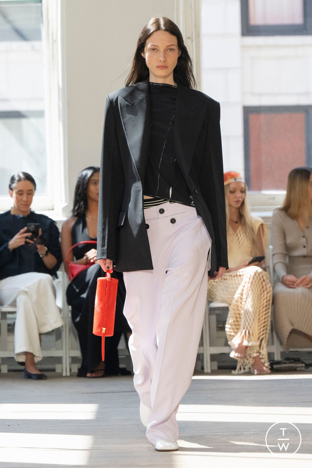 Fashion Week New York Spring/Summer 2025 look 35 from the Proenza Schouler collection womenswear