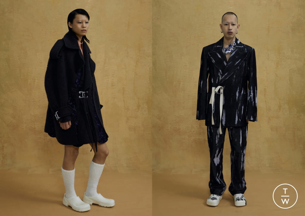 Fashion Week London Fall/Winter 2021 look 2 de la collection Pronounce womenswear