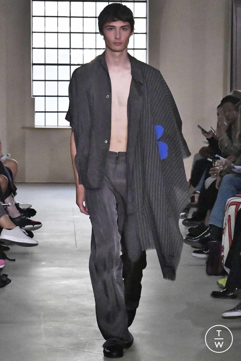 Fashion Week London Spring/Summer 2019 look 22 from the Pronounce collection menswear