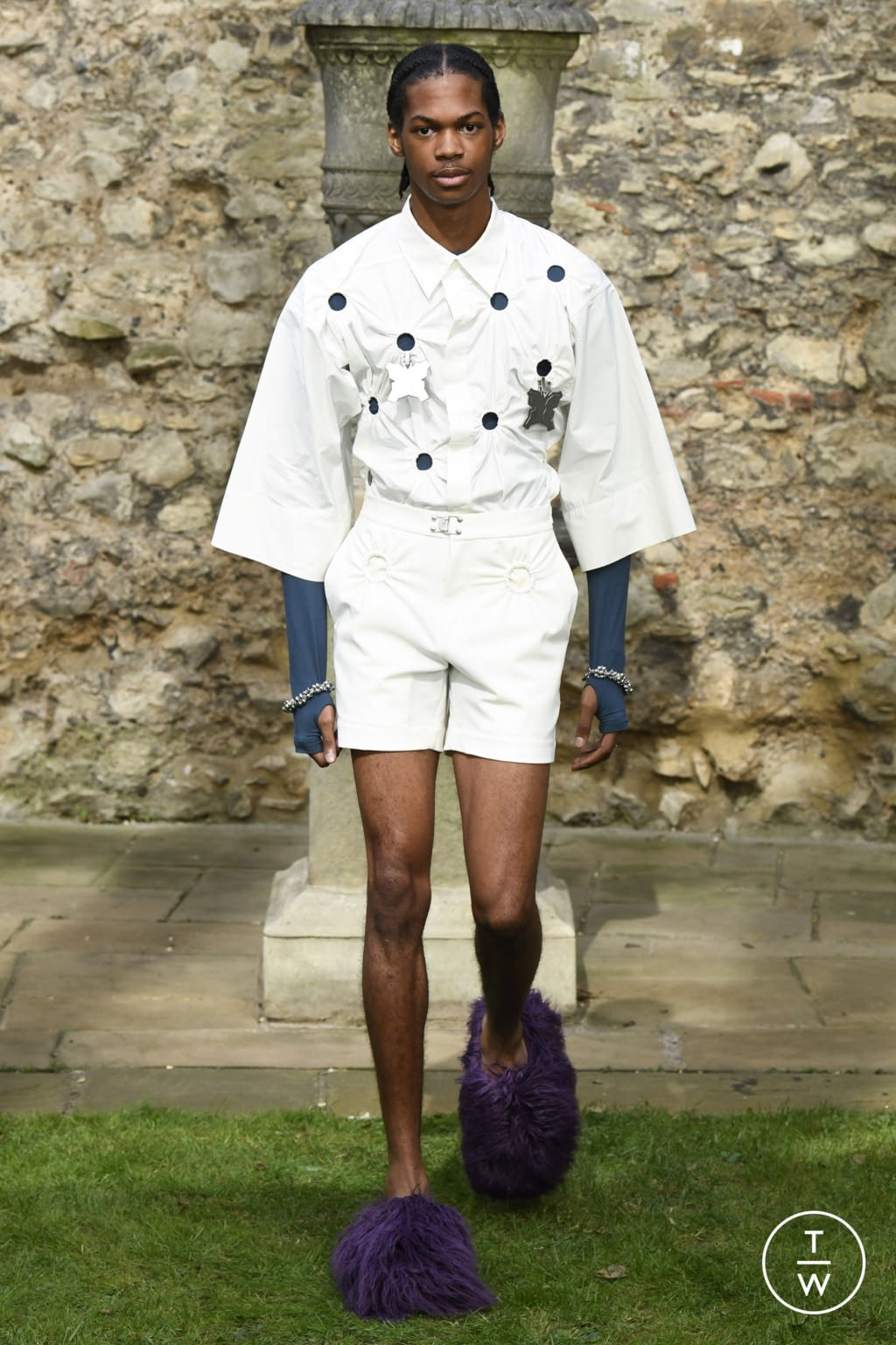 Fashion Week London Spring/Summer 2022 look 6 from the Pronounce collection womenswear