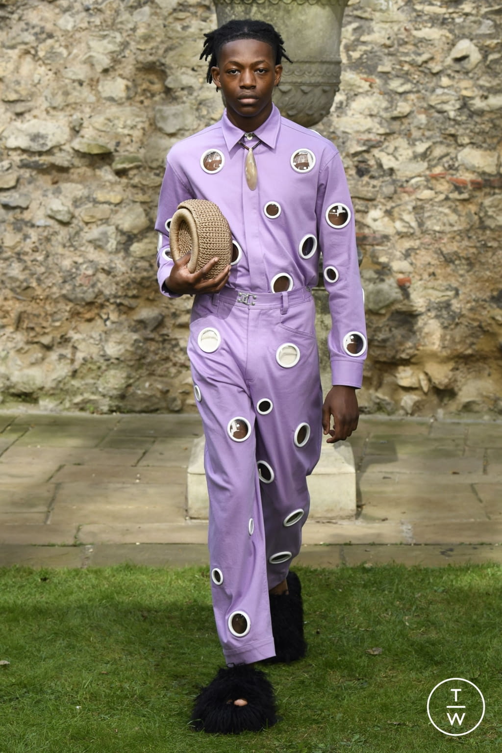 Fashion Week London Spring/Summer 2022 look 17 from the Pronounce collection womenswear