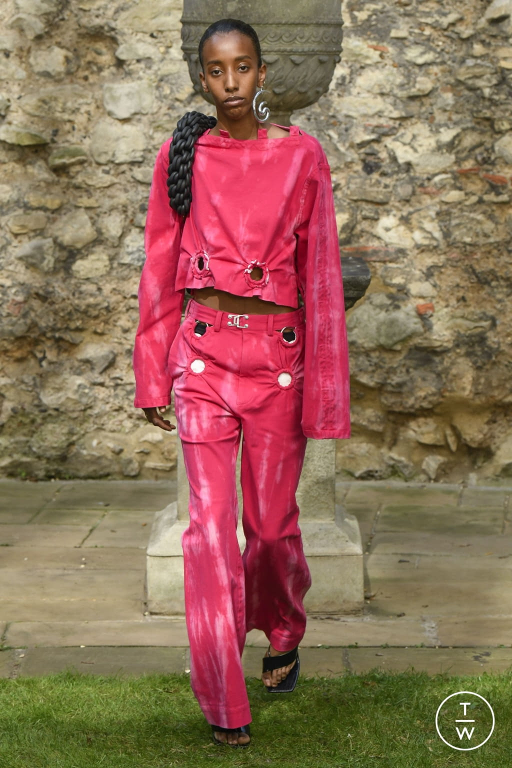 Fashion Week London Spring/Summer 2022 look 34 from the Pronounce collection womenswear