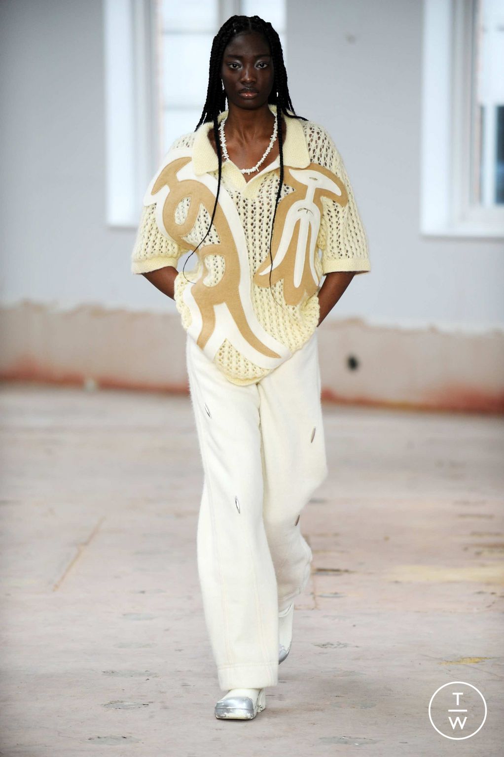 Fashion Week London Fall/Winter 2023 look 5 from the Pronounce collection womenswear