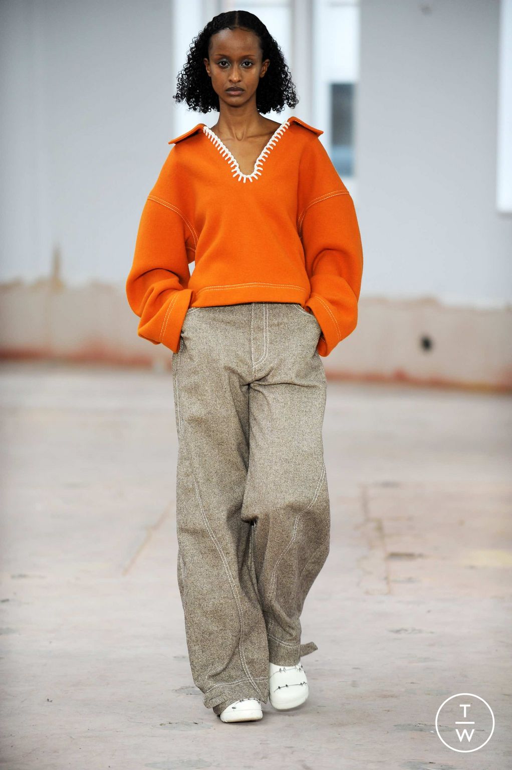Fashion Week London Fall/Winter 2023 look 11 from the Pronounce collection 女装