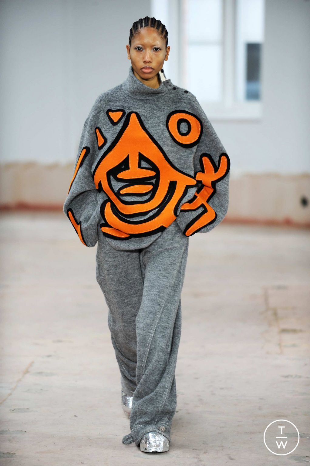 Fashion Week London Fall/Winter 2023 look 13 from the Pronounce collection womenswear