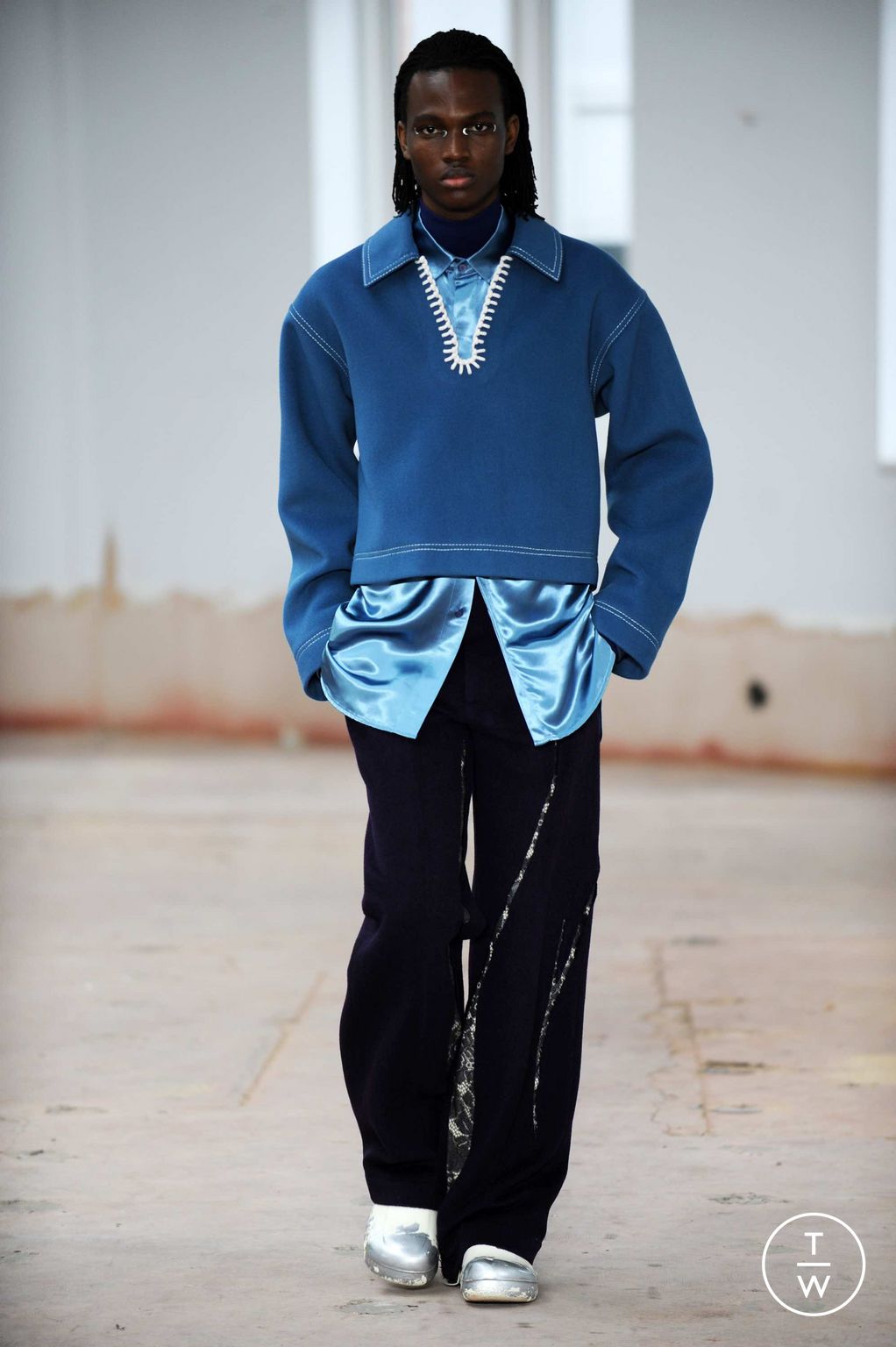 Fashion Week London Fall/Winter 2023 look 21 from the Pronounce collection 女装