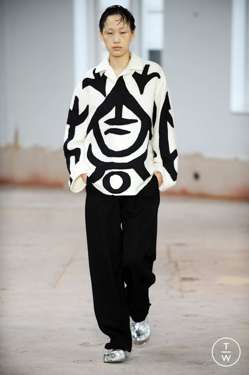 Fashion Week London Fall/Winter 2023 look 27 from the Pronounce collection 女装