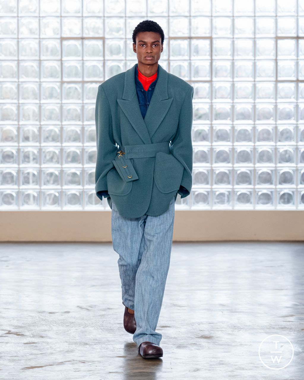 Fashion Week Milan Fall/Winter 2026 look 16 from the Pronounce collection menswear